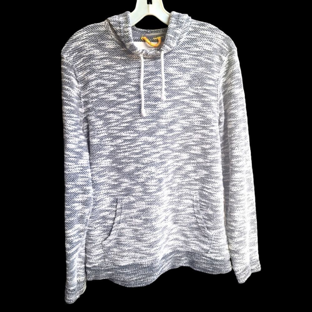 Anthropologie Koto Sweatshirt Hoodie Pouch Pocket Oversized S Cotton Blend Gray